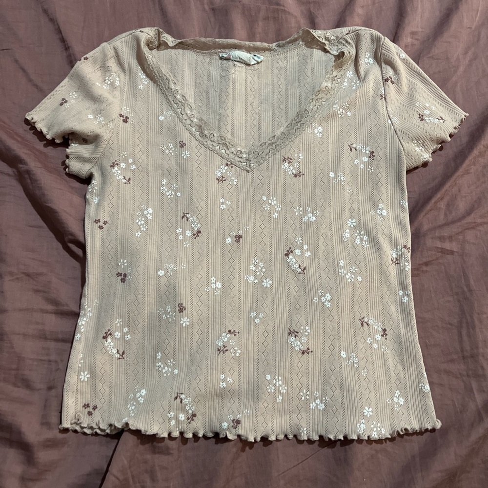 Floral baby tee from Pink Rose